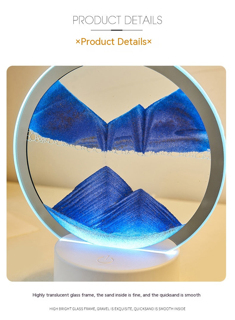 Flowing Sand Art LED Lamp