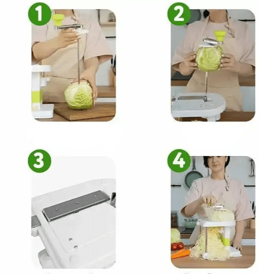 3-Blade Cabbage Shredder