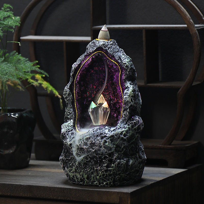 Crystal Cave Backflow Incense Burner
