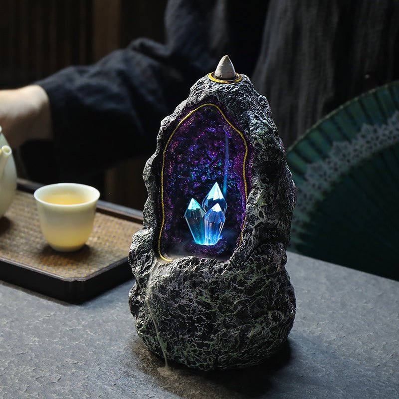 Crystal Cave Backflow Incense Burner