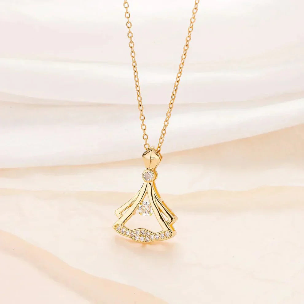 Rhinestone Pendant Necklace
